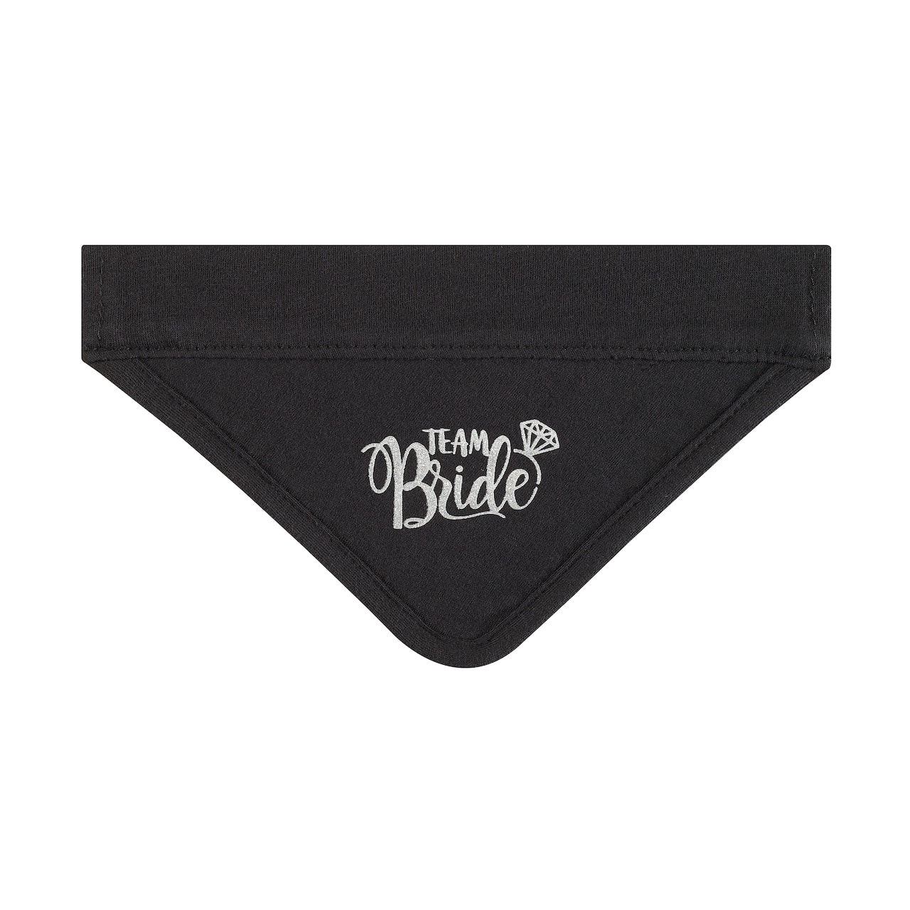 Best Furry Friends Black Team Bride Bandana Collar Slide